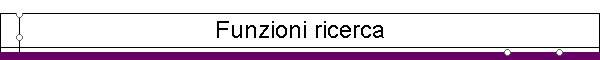 Funzioni ricerca